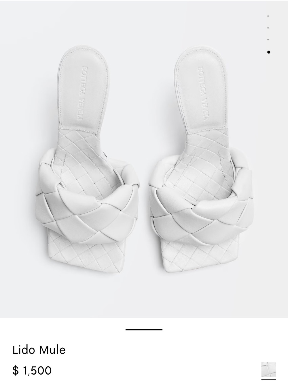Bottega Veneta Intreccatio Mules.*One Size Off* Left size 37; right size 38 - Picture 4 of 14